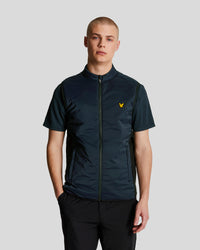 buy men's premium clothing fashion polos jackets - Lyle & Scott Men's Golf Gilet in Dark Navy
