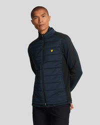 buy men's premium clothing fashion polos jackets - Lyle & Scott Men's Wadded Golf Gilet in Dark Navy
