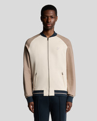 Heavyweight Contrast Raglan Bomber