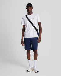 buy men's premium clothing fashion polos jackets -  Lyle & Scott Men's Sweat Short in Navy