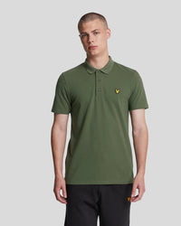 buy men's premium clothing fashion polos jackets - Lyle & Scott Men's Sports Short Sleeve Polo Shirt in Cactus Green