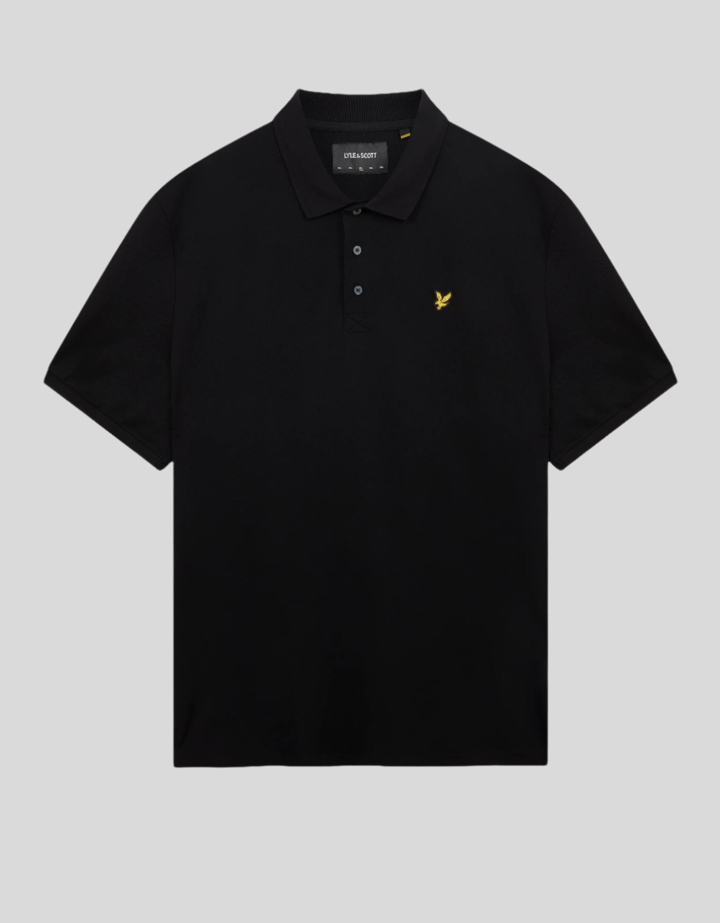 Lyle Scott Herenpoloshirt in Jet Zwart