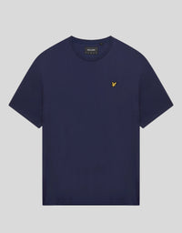 buy men's premium clothing fashion polos jackets - Lyle & Scott Men's Plain T-Shirt Plus in Navy