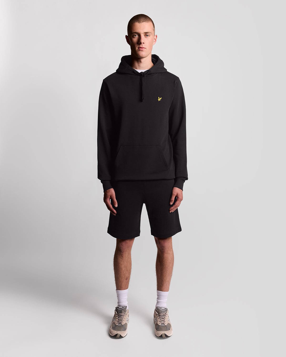Lyle Scott Men's Cotton Sweat Short in Jet Black