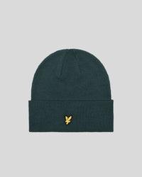 buy men's premium clothing fashion polos jackets - Lyle & Scott Men's Beanie in Argyle Teal