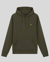 buy men's premium clothing fashion polos jackets - Lyle & Scott Men's Pullover Hoodie in Olive
