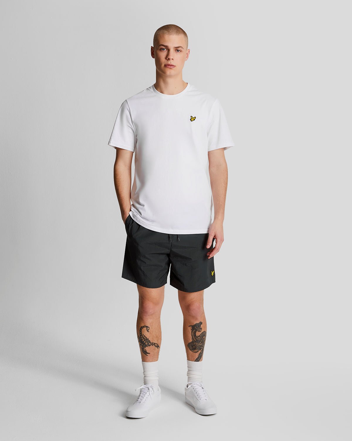 Lyle Scott Men s Plain Swim Shorts in Jet Black
