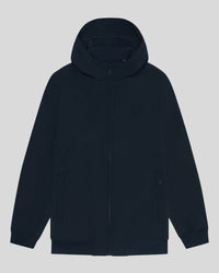 buy men's premium clothing fashion polos jackets - Lyle & Scott Men's Tonal Eagle Fleece Back Softshell Jacket in Dark Navy