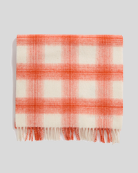 Tartan Check Lambswool Blend Scarf
