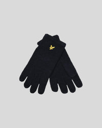 men's premium clothing fashion polos jackets -  Lyle & Scott Racked Rib Gloves 