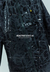 Lyle & Scott Water Reactive Shell Jacket featuring fabric that changes appearance when exposed to water - revealing unique Lyle & Scott monogram logo. 
