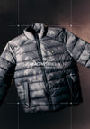 Lyle & Scott Heat Reactive Quilted Jacket in brown, featuring heat reactive fabric.