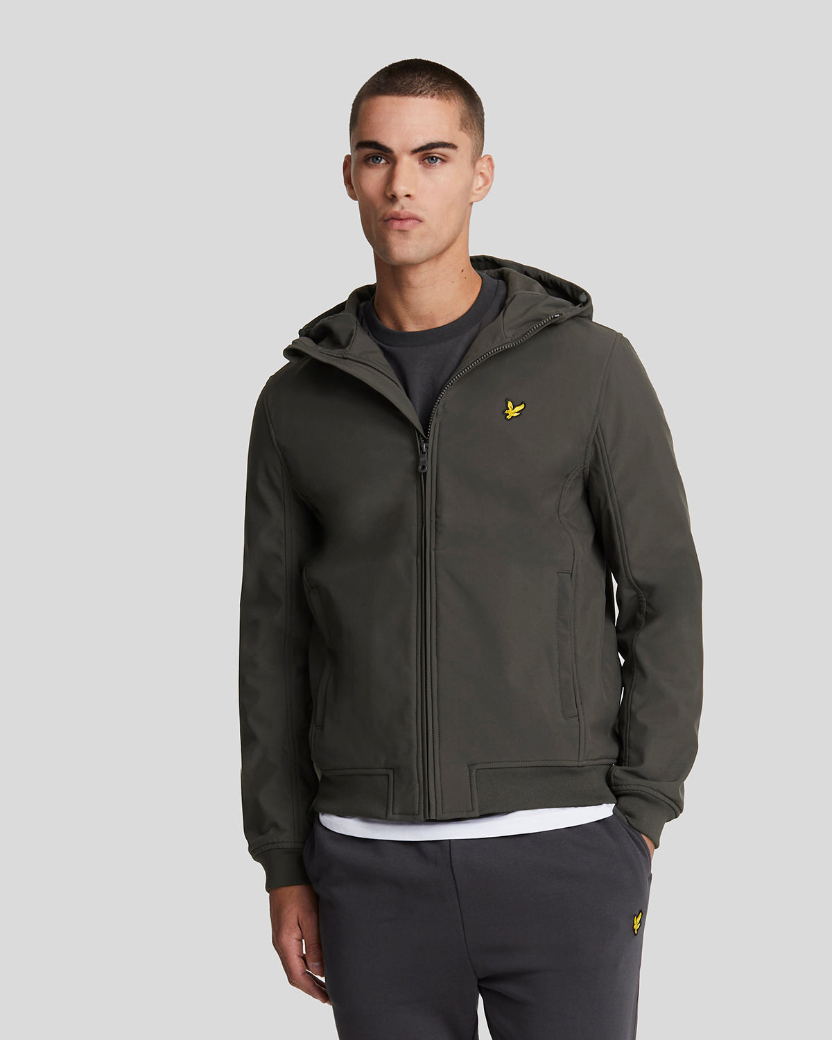 Fleece back soft shell deals