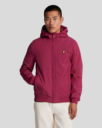 buy men's premium clothing fashion polos jackets -  Lyle & Scott Men's Fleece Back Softshell Jacket in Rich Burgundy