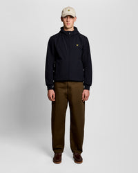 Man wearing Mesh Lined Softshell Jacket in Dark Navy