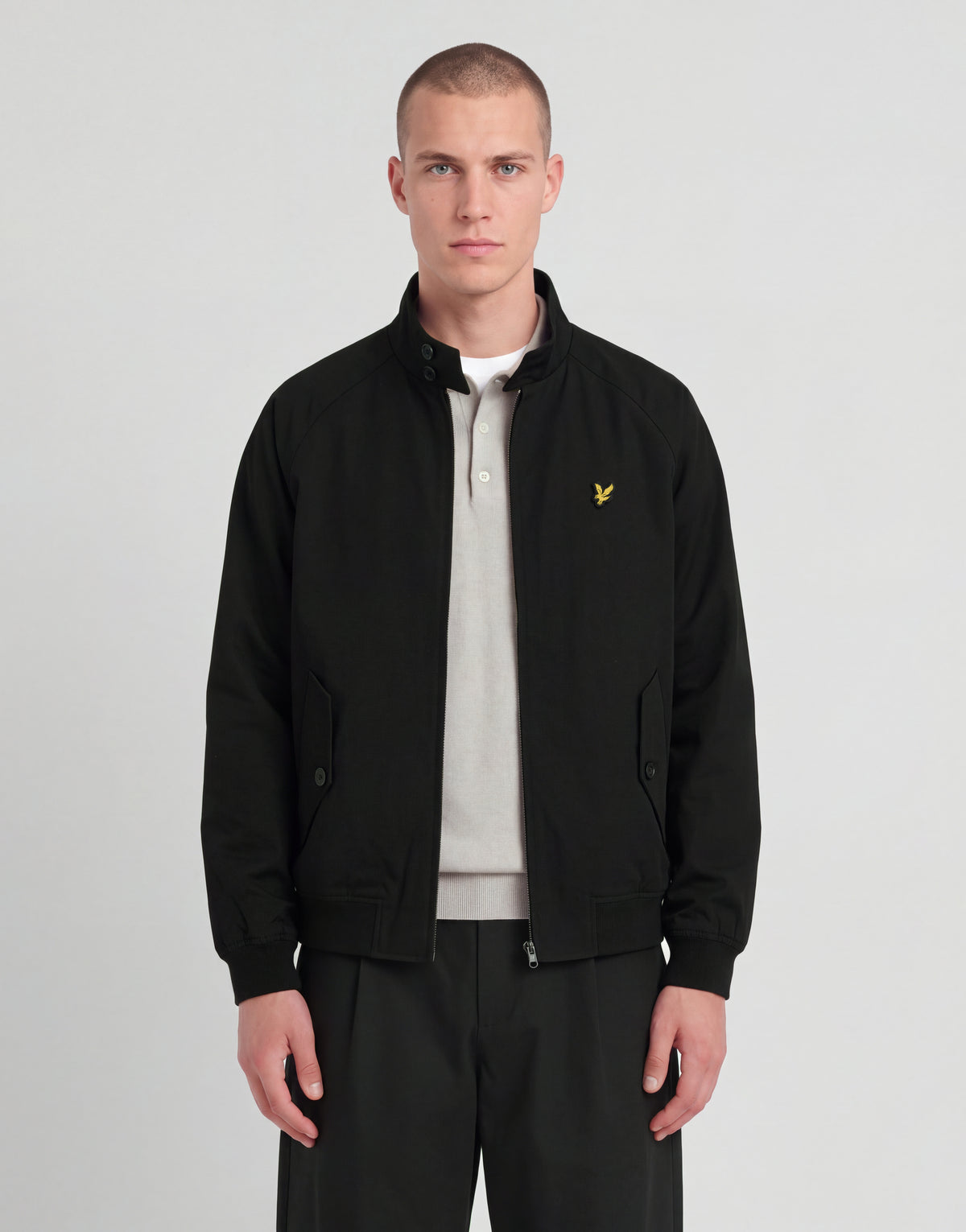 Chaqueta Harrington de algodón