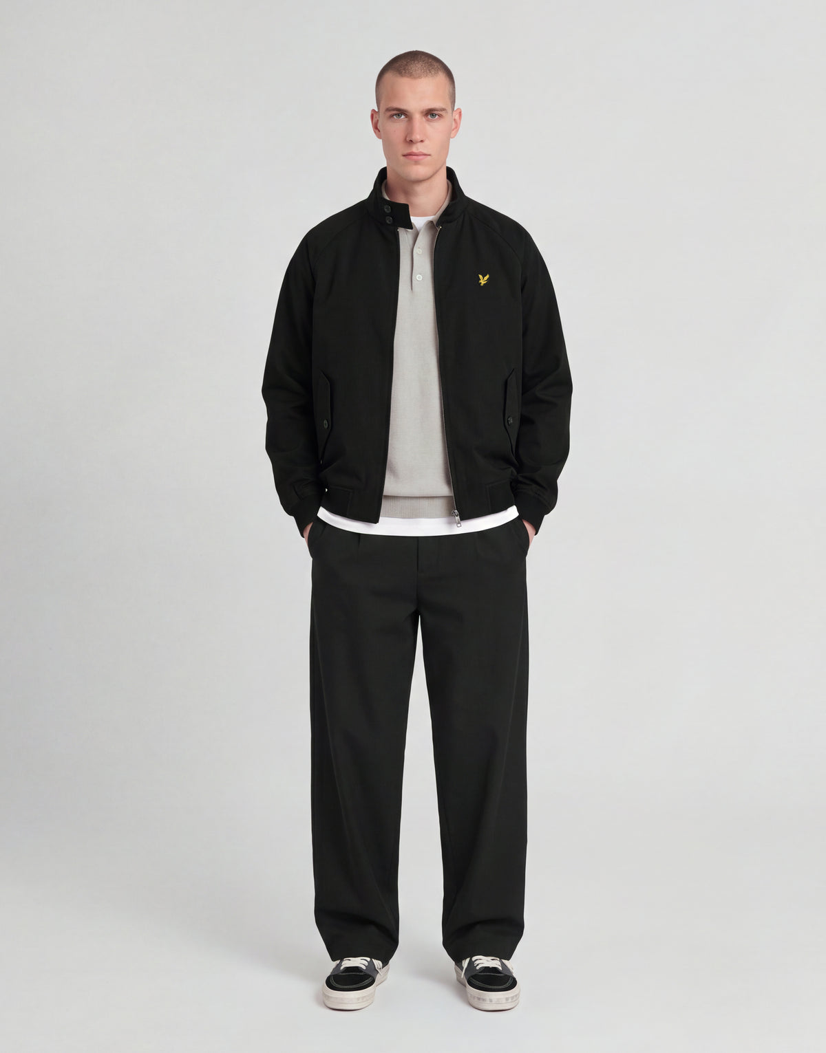 Chaqueta Harrington de algodón