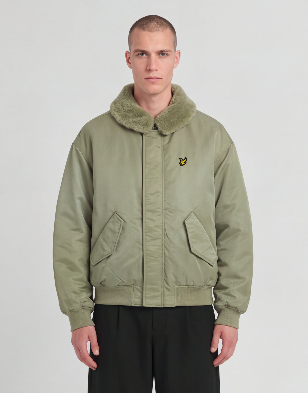 Aviator-Jacke mit Kapuze