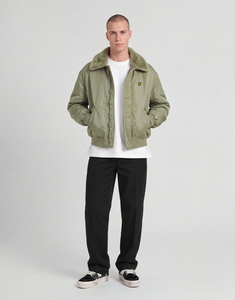 Aviator-Jacke mit Kapuze