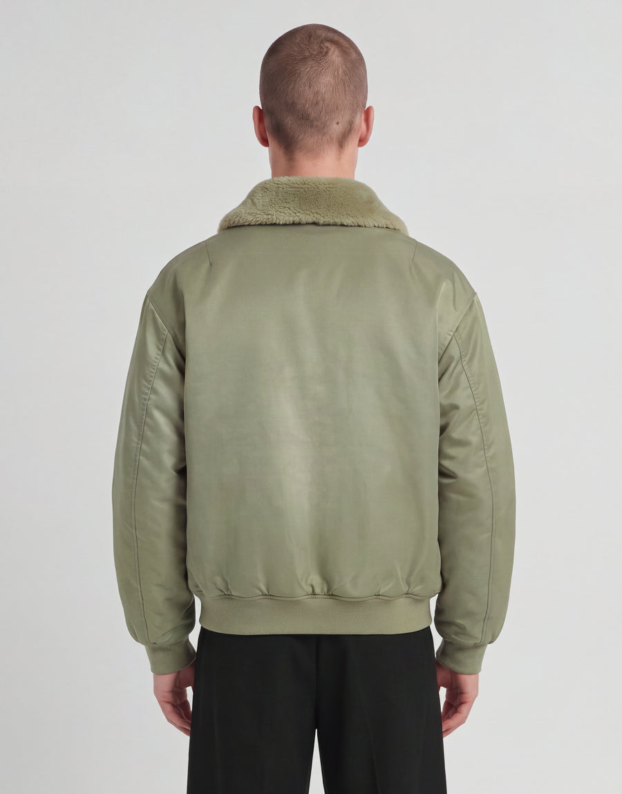 Aviator-Jacke mit Kapuze