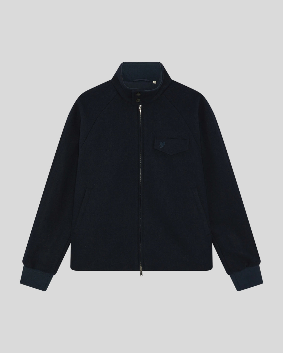 Produktfoto der Wool Harrington Jacke in Dunkelblau