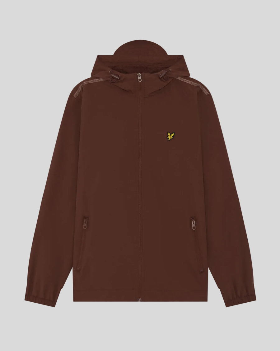 Chaqueta con capucha impermeable con costuras selladas