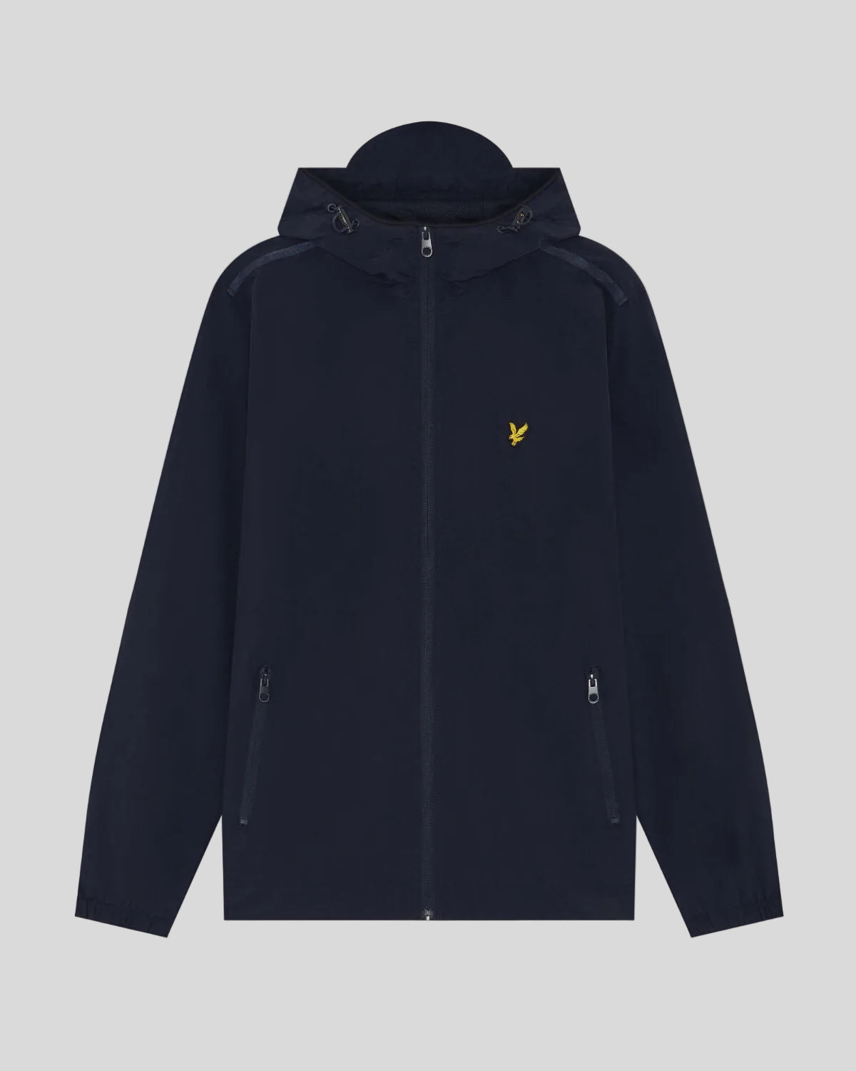 Veste à capuche imperméable avec bandes de renfort
