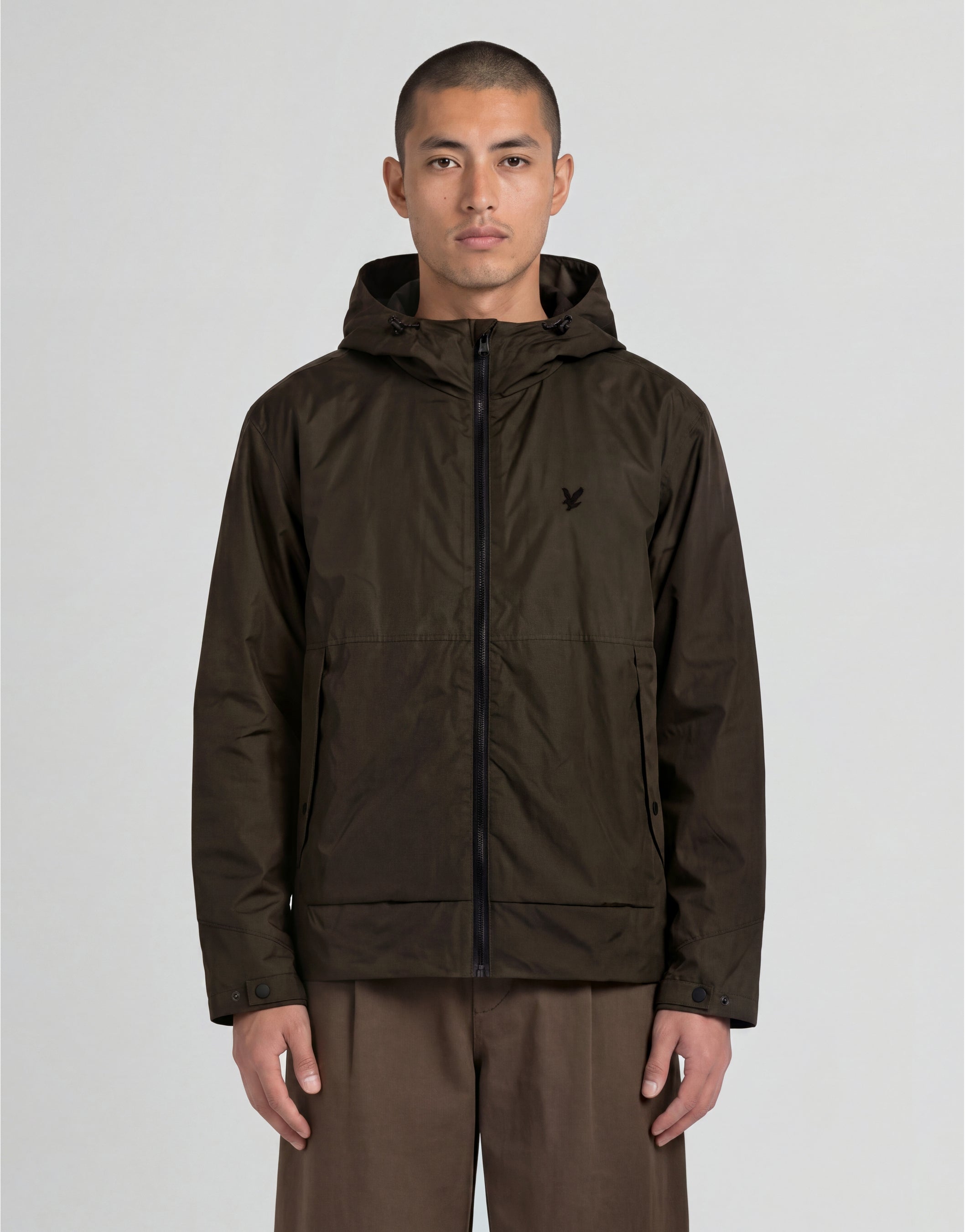 Lyle & Scott Men's Heat Reactive Shell Jacket Washed Brown / Cove