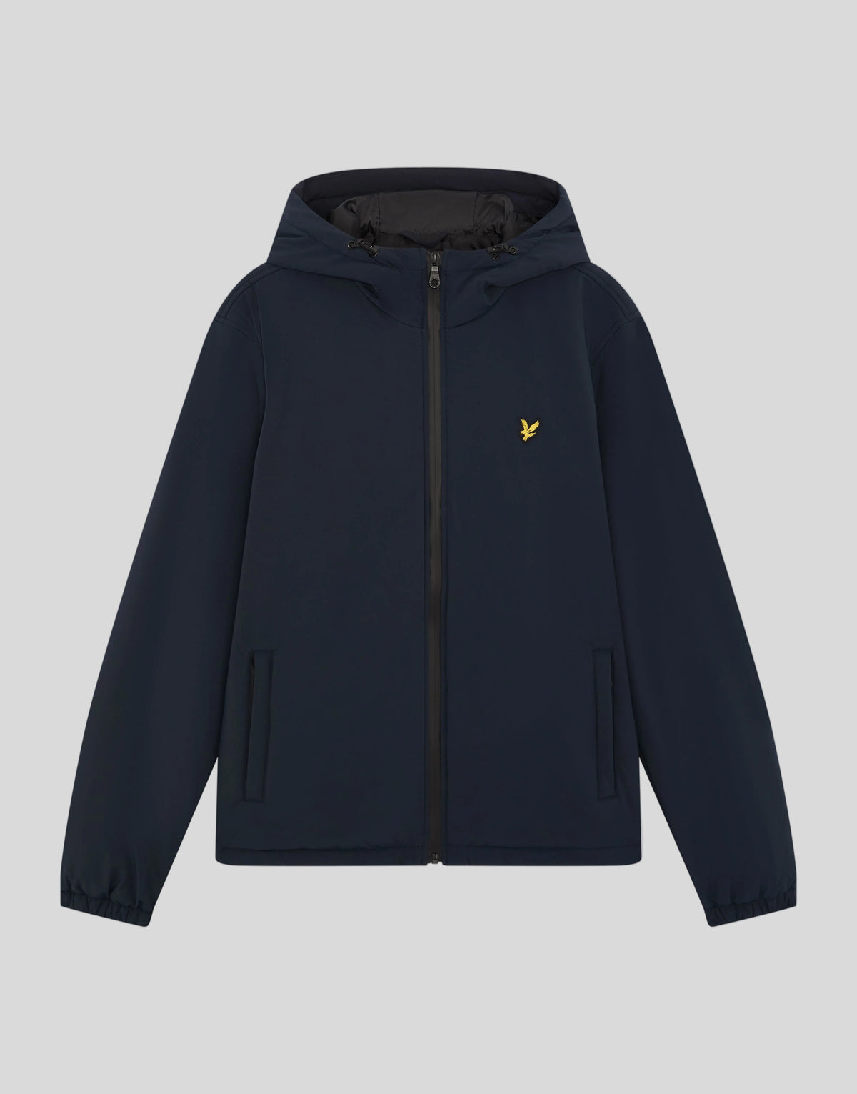 Produktfoto der gefütterten technischen Windjacke in Dunkelblau