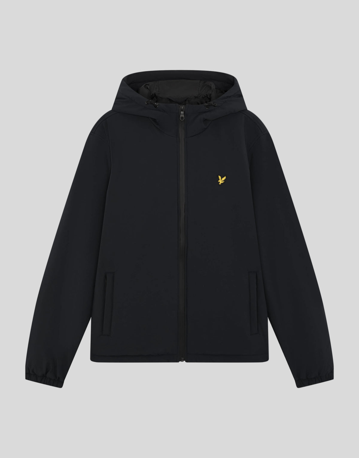 Produktfoto der gefütterten technischen Windjacke in Jet Black