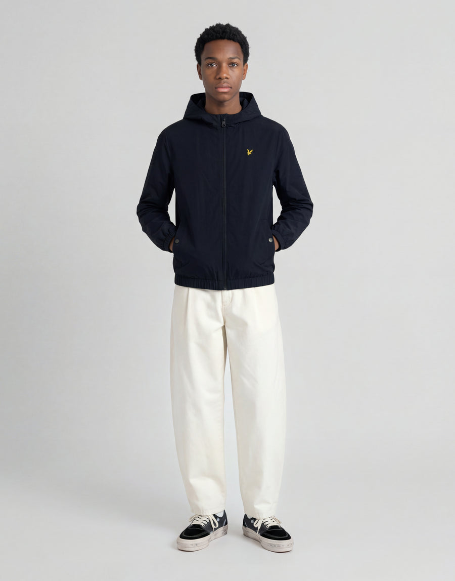 Chaqueta con capucha y cremallera para niños