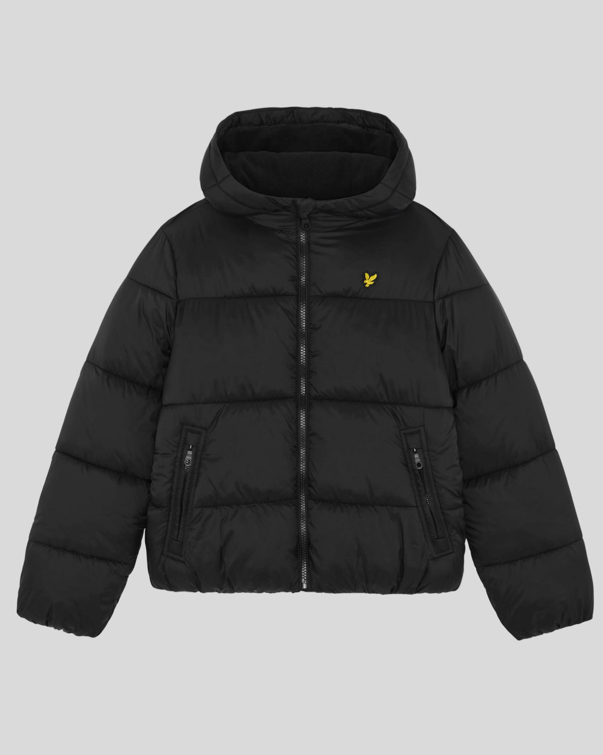 Produktfoto der gefütterten, wattierten Jacke in Jet Black