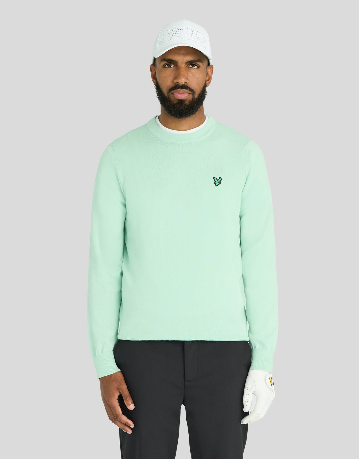 Green Eagle Sweatshirt aus Baumwollmischung mit Rundhalsausschnitt