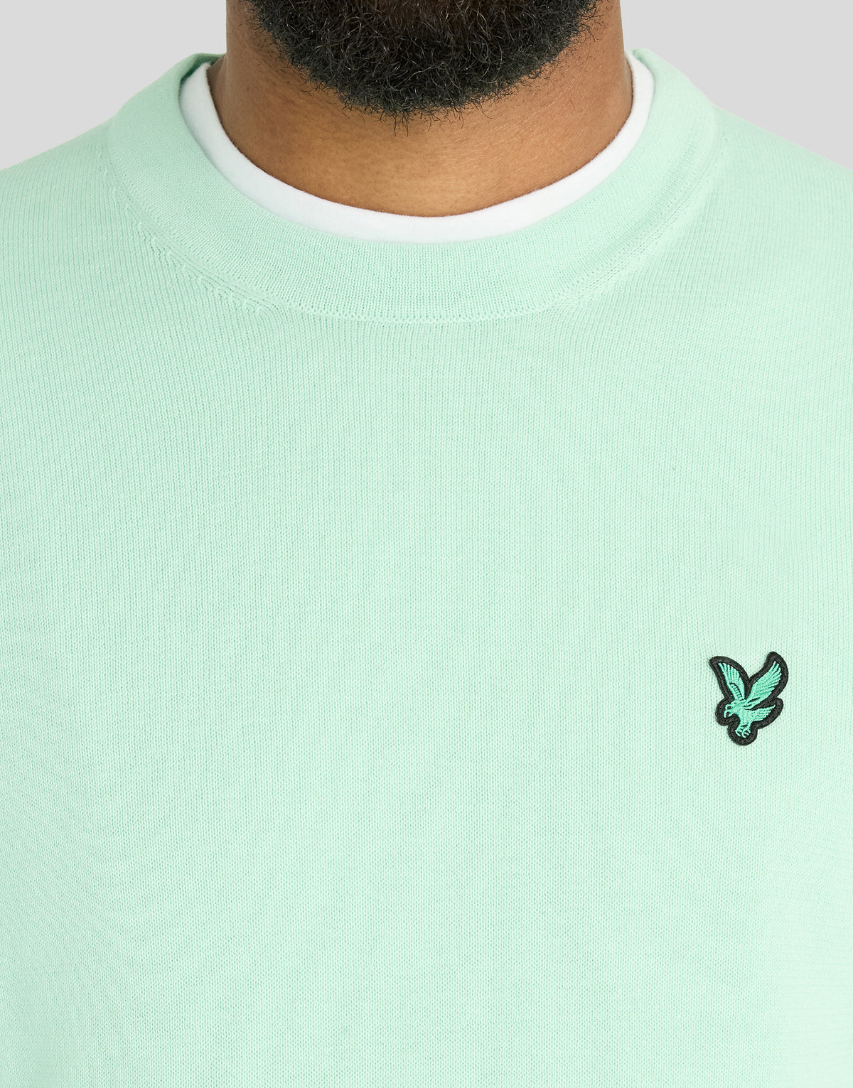 Green Eagle Sweatshirt aus Baumwollmischung mit Rundhalsausschnitt