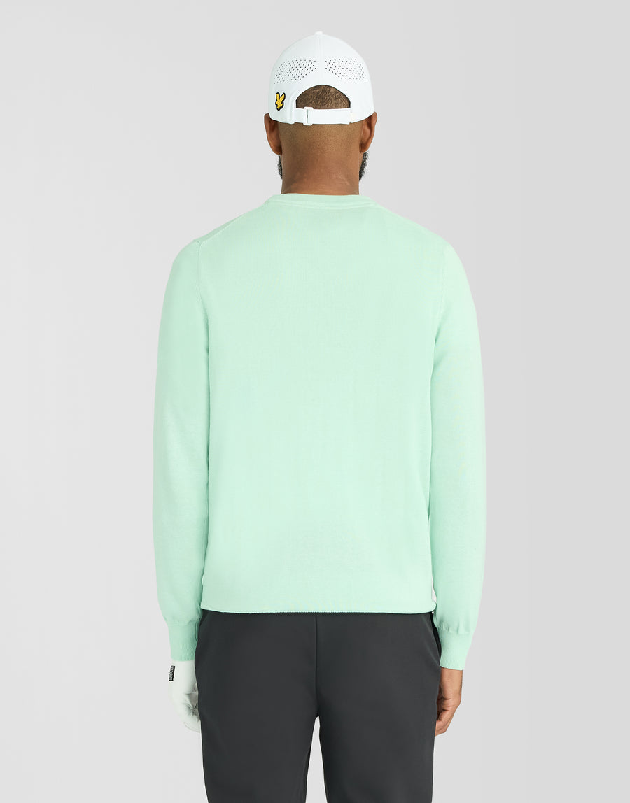 Green Eagle Sweatshirt aus Baumwollmischung mit Rundhalsausschnitt