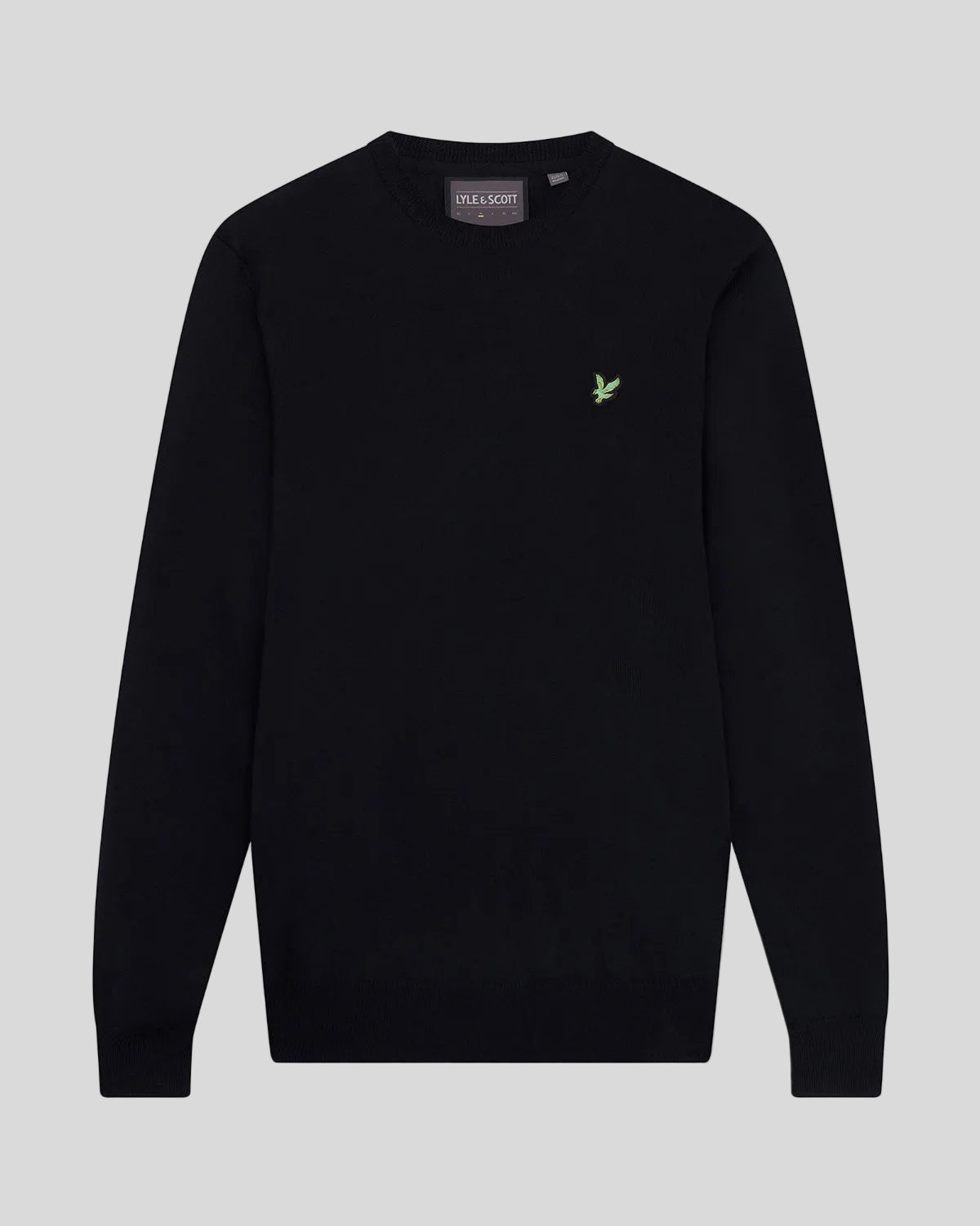 Produktfoto des „Green Eagle“ Sweatshirts aus Baumwollmischung mit Rundhalsausschnitt in Dunkelblau