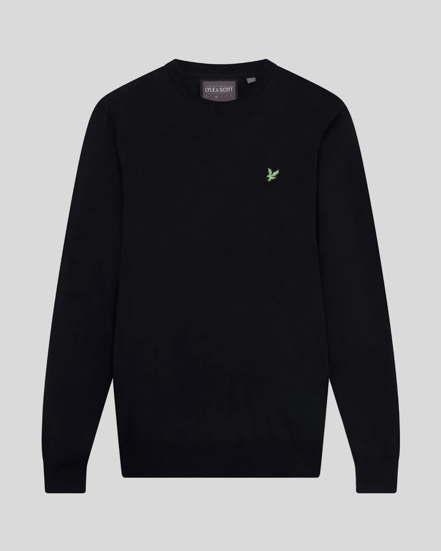 Produktfoto des „Green Eagle“ Sweatshirts aus Baumwollmischung mit Rundhalsausschnitt in Dunkelblau