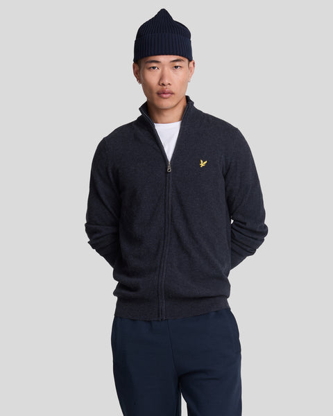 Lambswool Blend Zip Cardigan – Lyle & Scott
