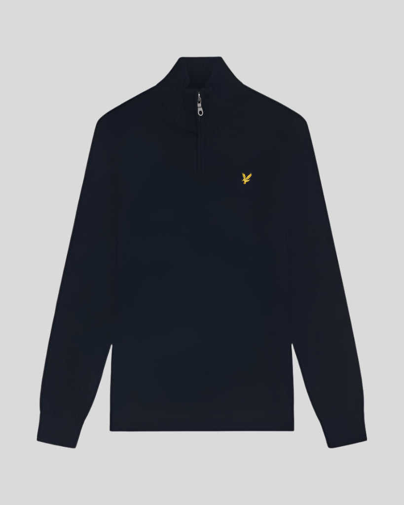 Cotton Merino 1 4 Zip Jumper