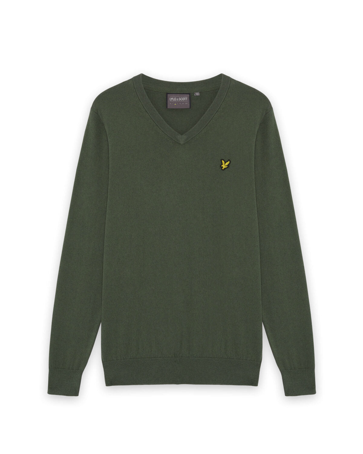 Cotton Blend V-Neck Jumper