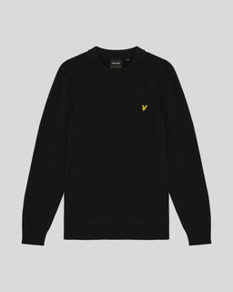 Rib Detail Crew Neck Jumper