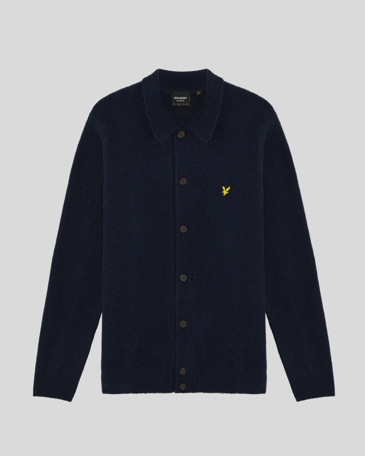 Flat shot of Knitted-Shirt in Dark Navy