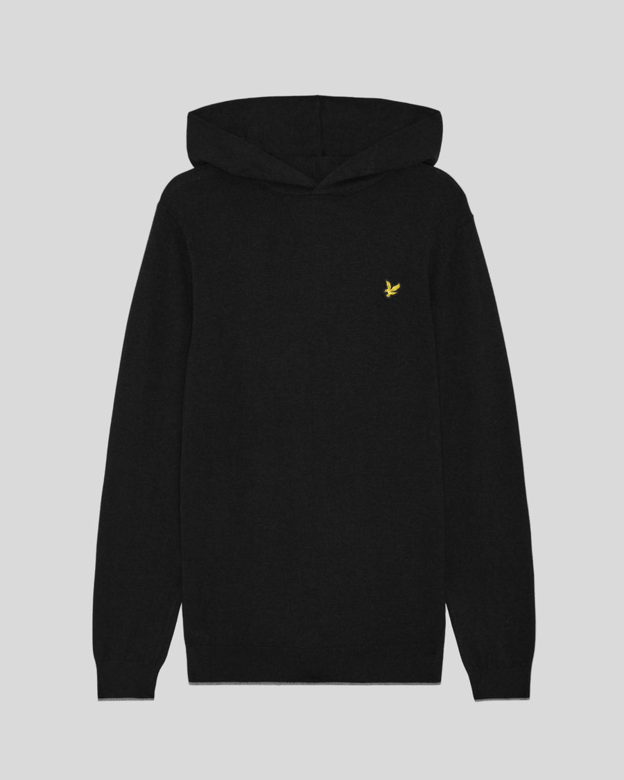 Produktfoto des Hoodies aus Kaschmirmischung in Jet Black