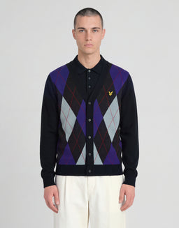 Archiv: Argyle-Strickjacke