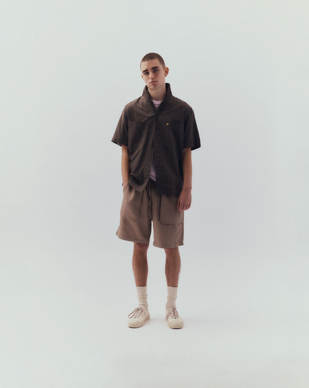 Bekijk de linnenmix-shorts voor heren