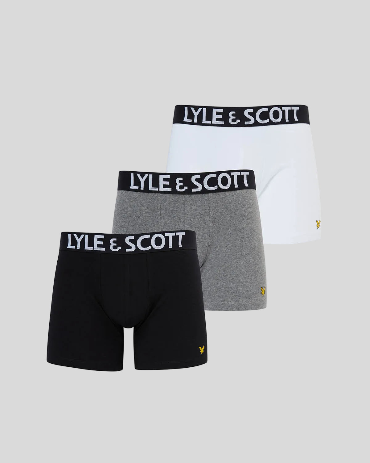 Shorty avec large ceinture en satin, disponible en noir, blanc brillant et gris chiné