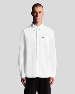 Camicia Oxford in cotone con bottoni