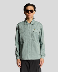 Multi Pocket Full Zip Overshirt