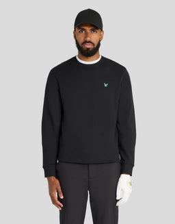 Green Eagle Sweatshirt aus Baumwolle mit Rundhalsausschnitt