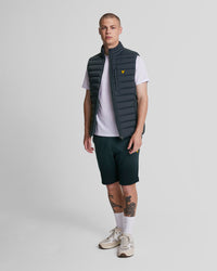 buy men's premium clothing fashion polos jackets -  Lyle & Scott Men's Sports Fly Fleece Shorts in Dark Navy